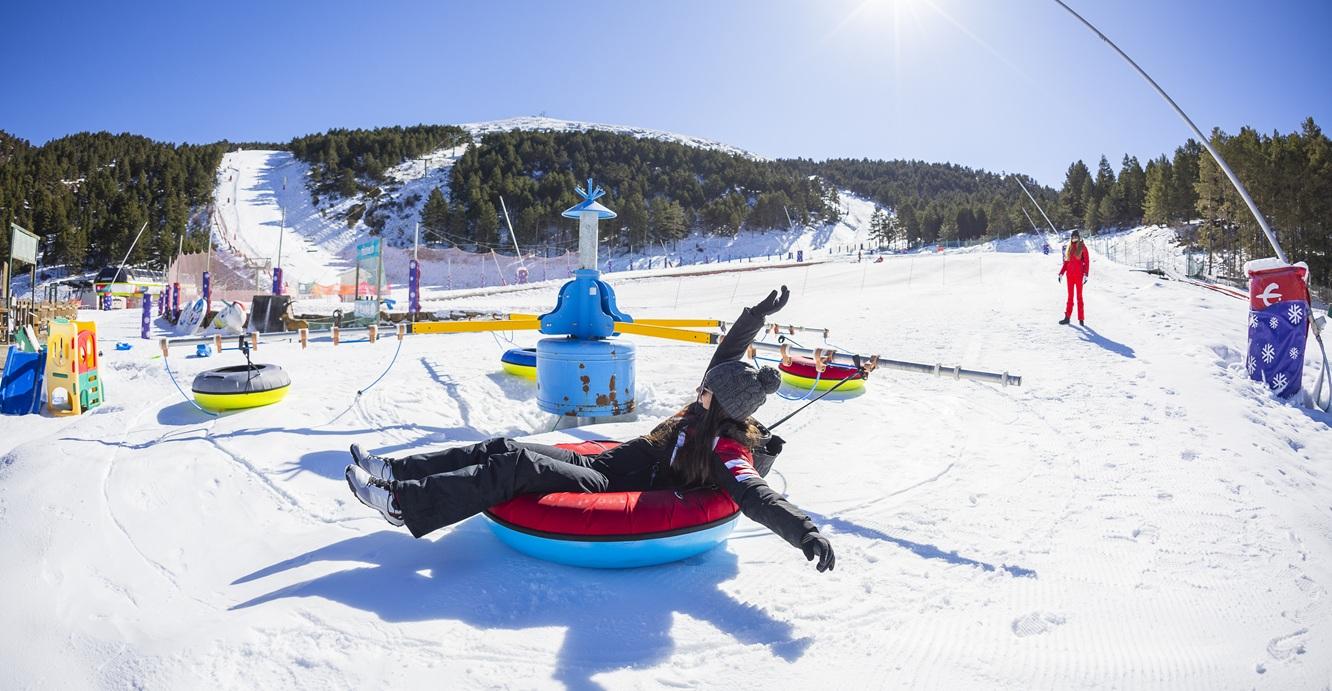 Snowy Trineos Javalambre