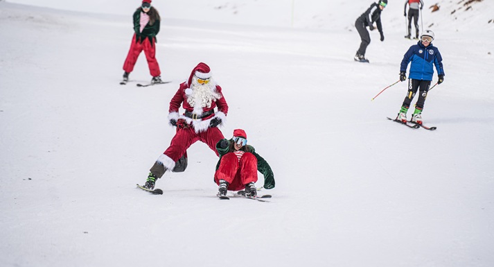PAPÁ NOEL EN LAS PISTAS